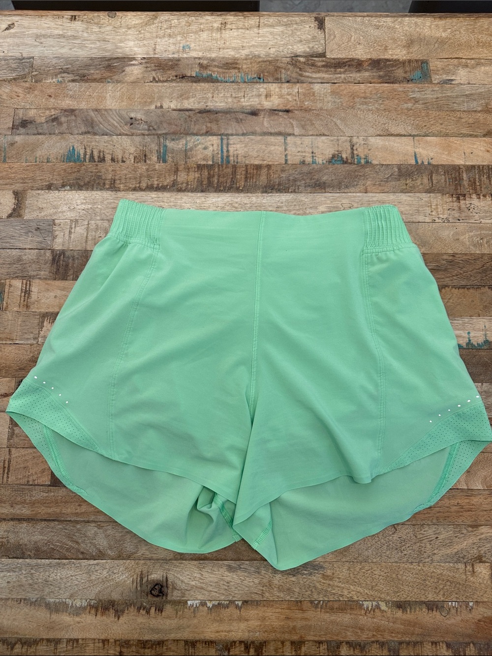 lululemon athletica Mint Green Run/Train Shorts